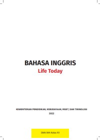 Bahasa Inggris: Life Today untuk SMA/MA Kelas XII