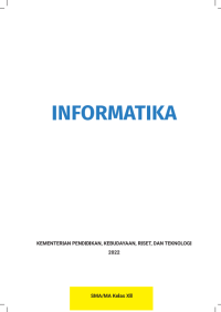 Informatika untuk SMA/MA Kelas XII