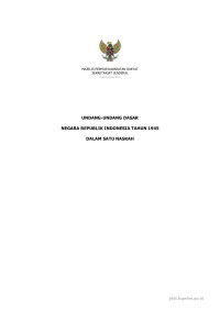 Undang-Undang Dasar 1945